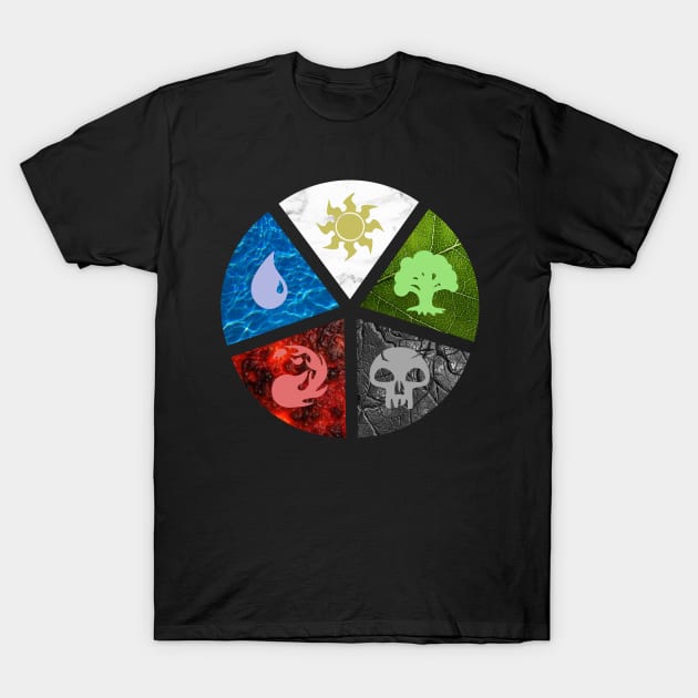 MTG Wheel of colors T-Shirt by KewlZidane